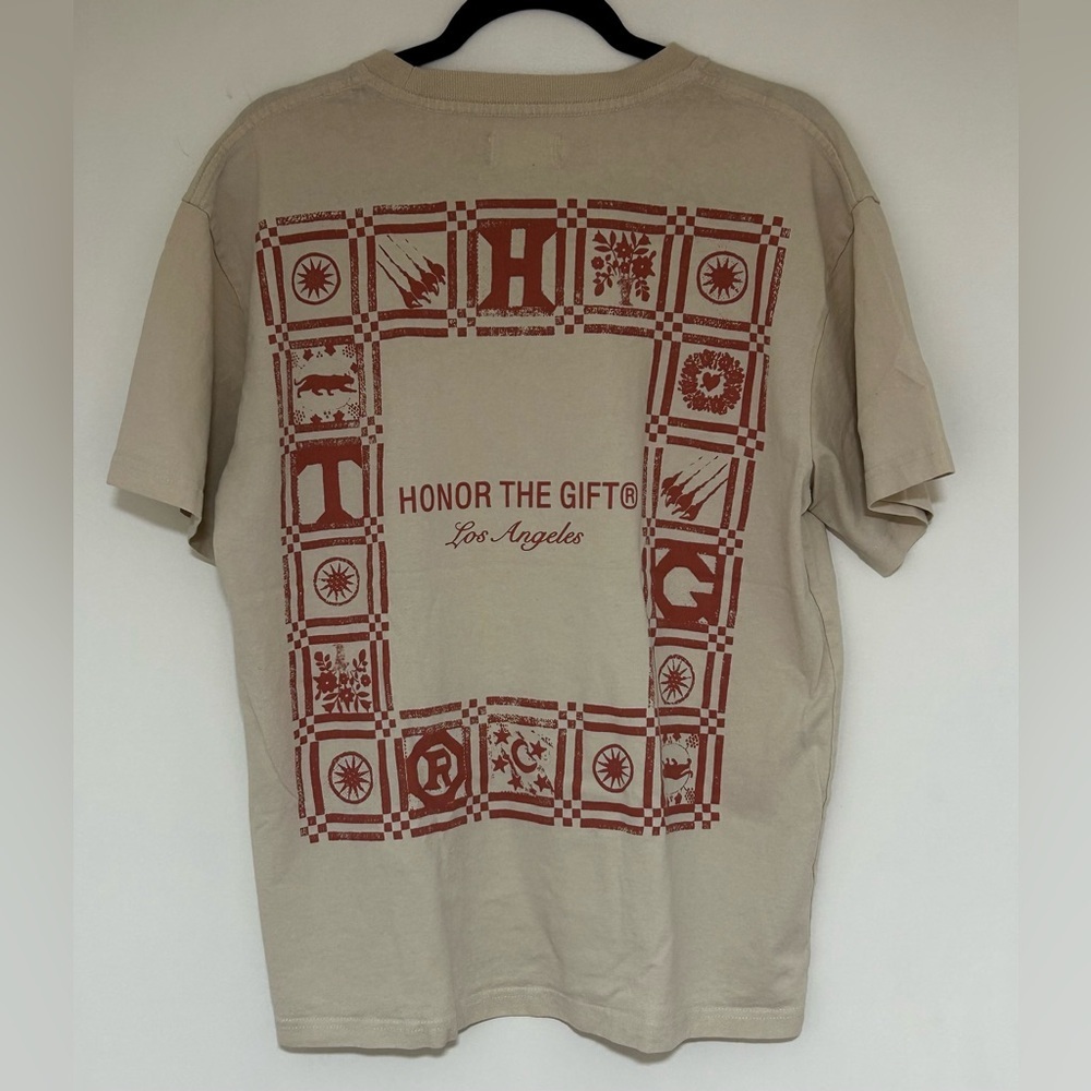 Honor the Gift Men’s Quilt Short Sleeve T-shirt Size Small - Picture 3 of 8